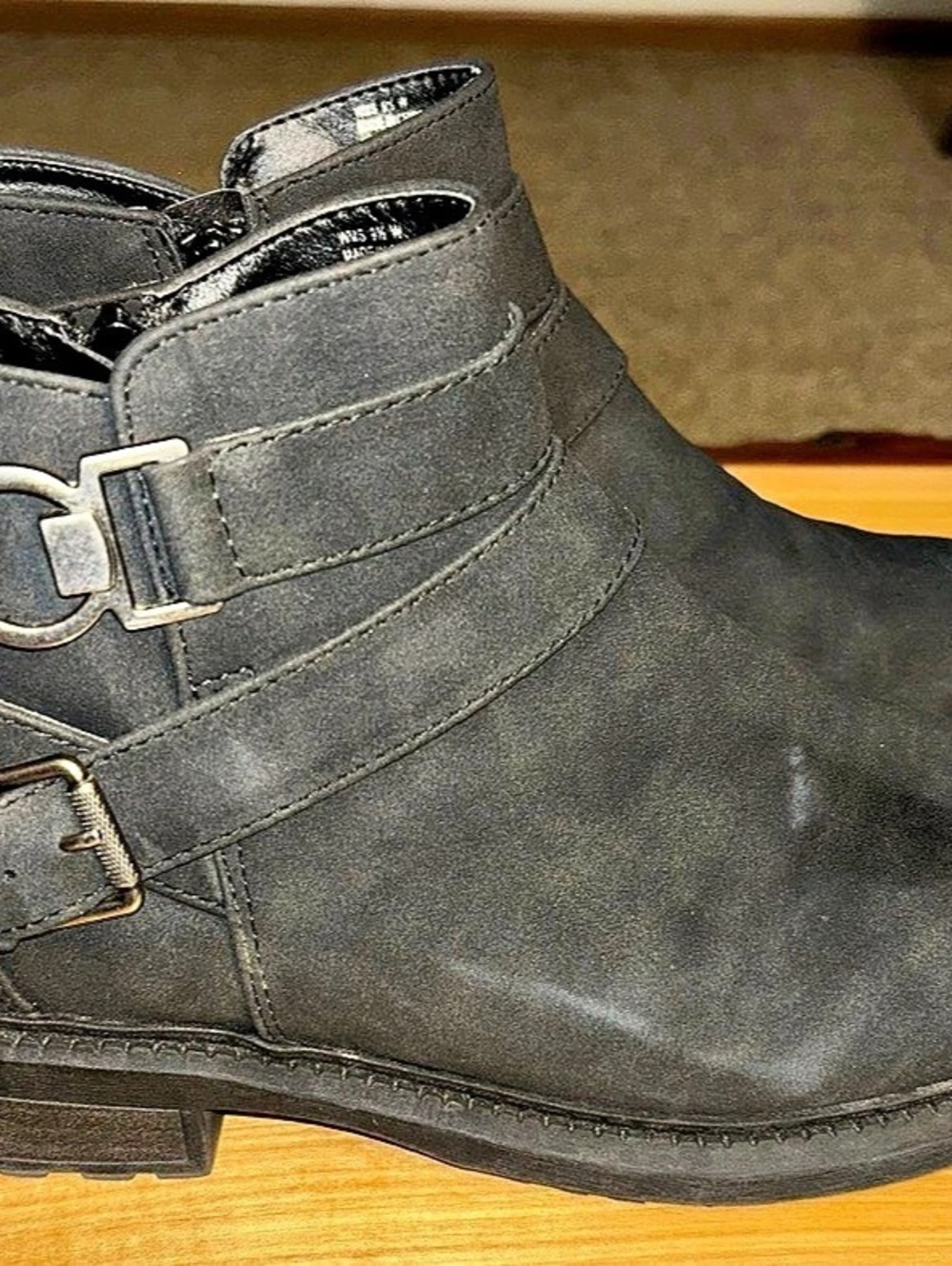 Sonoma Buckle Ankle Boots Black US 9.5 W